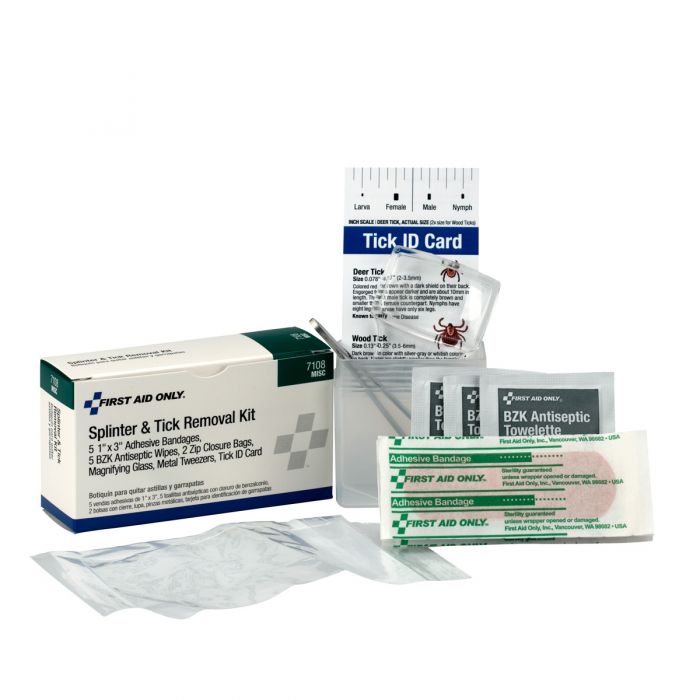 Splinter & Tick Removal Kit - First Aid Safety